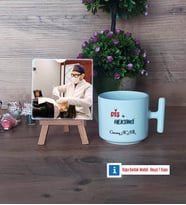 Diş Hekimi Fotoğraflı Dekoratif Taş, Kupa Bardak Beyaz HediyeDiş Hekimine Diş Hekimleri Günü Hediyesi (Model 12)