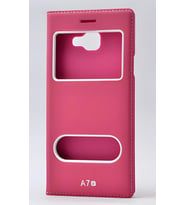 Galaxy A7 2016 Kılıf Dolce Kapaklı Kılıf (Pembe)