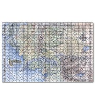 Cakapuzzle Yüzüklerin Efendisi Ortadünya Haritası  Puzzle Yapboz MDF (Ahşap) (500 Parça)
