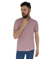 Erkek Polo Yaka Tişört Kagi 2355 BGL-ST02818 (Gül Kurusu)