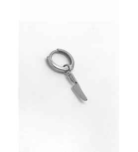  Gümüş bıçak model bay bayan tek küpe nz1365e2 (Sarı)