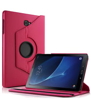 Microsonic Samsung Galaxy Tab A 10.1'' T580 Kılıf 360 Rotating Stand Deri (Pembe)