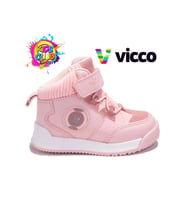 Vicco Hippi Phylon Kauçuk Taban Ortopedik Çocuk Bot (Pudra)