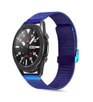 Amazfit Pace 1 / 2 Kordon 22mm Metal Kordon 45 (Mavi)