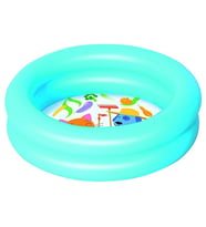 Bestway 2 Boğum Desenli Zeminli Çocuk Havuzu, (61x15 cm) 51061 (Mavi)