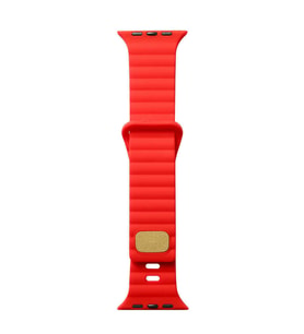 Apple Watch 42mm Zore KRD-73 Silikon Kordon (Kırmızı)
