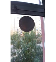 Temmenfez Doğal Gaz Çift Cam Isıcam Menfezi Dairesel Açıp Kapama Sistemi Ses,Soğuk, Rüzgar Girmez 3  Renk (Beyaz)