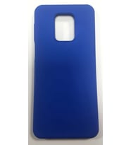Xiaomi Redmi Note9s Yumuşak Slikon Kılıf Cam Ekran Koruyucu Hediyeli (Mavi)