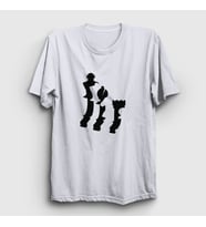 Presmono Unisex Sarı Pieces Chess Satranç T-Shirt 337670tt (Beyaz)
