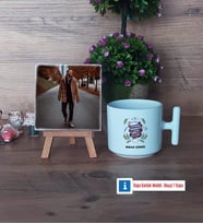 Öğretmenler Günü Hediyesi Fotoğraflı Dekoratif Taş, Kupa Bardak Beyaz Hediye (Model 12)