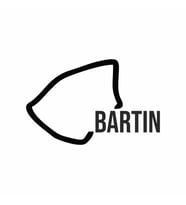 Bartın Harita Araba Sticker siyah 17x11 CM (Siyah)