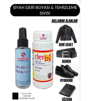 Sağdıç Saraciye Sağdıç Derby  Deri Mont Eşya Boyası Boya Öncesi Temizleme Sıvısı (Siyah)