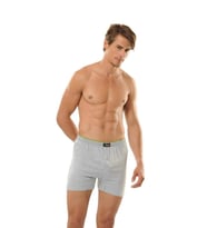Jiber Havlu Kemer Penye Boxer 3'lü - 127 (Gri)
