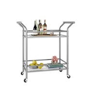 Robin Metal&Cam Servis Arabası (Gri)