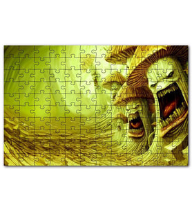 Cakapuzzle Enfekte Mantar Ve Mantar Ordusu Görseli Puzzle Yapboz MDF (Ahşap) (500 Parça)