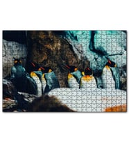 Cakapuzzle Kral Penguenleri  Puzzle Yapboz MDF (Ahşap) (500 Parça)