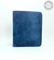 El Yapımı Hakiki Deri Premium Cüzdan Siyah (Lacivert)