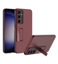 Galaxy S24 Plus Kılıf Standlı Ays Kılıf (Mürdüm)