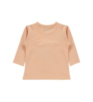 Civil Baby Kız Bebek Penye Sweatshirt 6-18 Ay Somon (Somon)
