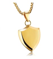 Chavin Kalkan Dizayn Çelik Erkek Kolye dp52 (Gold)