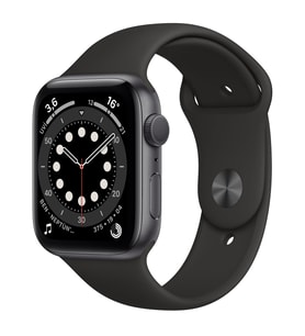 Apple Watch 2-3-4-5 Uyumlu 42mm 44 mm Spor Silikon Kordon Kayış (Siyah)