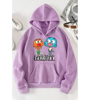 Unisex Gumball Baskılı Sweatshirt (Lila)