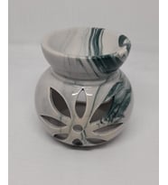 KANTVANTA LOTUS ÇİÇEĞİ EBRULİ DESENLİ BUHURDANLIK (Yeşil)