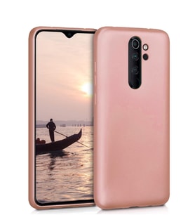 Microsonic Matte Silicone Xiaomi Redmi Note 8 Pro Kılıf (Rose)