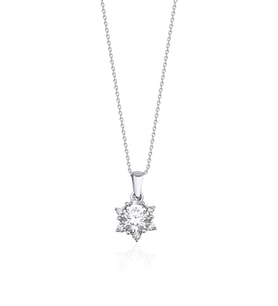 14 Ayar Altın Lotus Kolye (Rose)