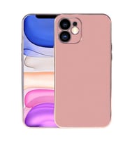 Uyumlu Model Apple iPhone 11 Kılıf A+ Goldy Tarz Kapak (Rose)