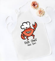 BK Gift Kişiye Özel Chef Tasarımlı Beyaz Mutfak Önlüğü, Aşçı Önlüğü, Şef Önlüğü, Ev Hediyesi, Arkadaşa Hediye-8 (Model 1)
