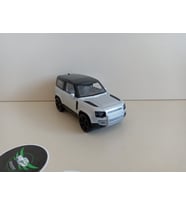 Landrover Defender 1/36 Ölçek Metal Model Oyuncak Araba (ÖZEL PLAKALI) (Gri)