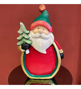 ÇAM AĞAÇLI NOEL BABA DEKOR HS617 (Kırmızı)