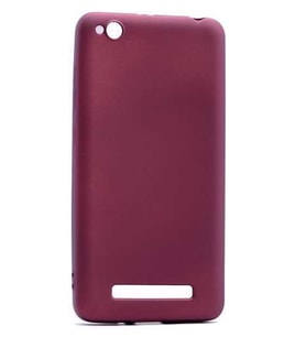 Xiaomi Redmi 4A Kılıf Soft Mat Premier Case (Mürdüm)