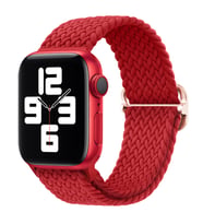Ally Apple Watch 7-8 41mm 6-5-4 40mm Japon Tokalı Elastik Kayış Kordon 3-2-1 38mm (Kırmızı)