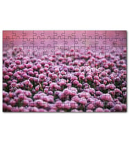 Cakapuzzle Mor Renkli Tomurcuk Çiçekler Puzzle Yapboz MDF (Ahşap) (500 Parça)