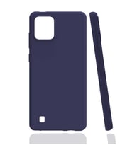 Kvy Realme C11 2021 (RMX3231) Biye Silikon Kılıf (Lacivert)
