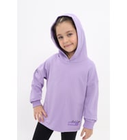 Toontoy Kız Çocuk Baskılı Sweatshirt (Lila)