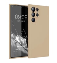 Microsonic Matte Silicone Samsung Galaxy S24 Ultra Kılıf Siyah (Gold)