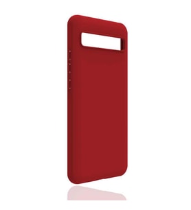 TCL 10 Plus Kılıf Lüx Kamera Koruma Çıkıntılı Soft Silikon (Kırmızı)