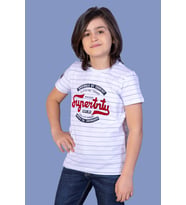 Toontoy Erkek Çocuk Çizgili Tişört (Lacivert)