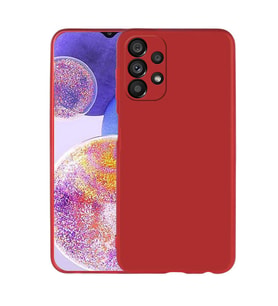 Galaxy A23 Kılıf Zore Premier Silikon Kılıf (Kırmızı)