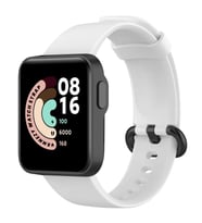 Xiaomi Mi Watch Lite Kordon Tam Uyumlu Eternity Silikon Kordon (Beyaz)