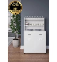 POLEN SERVANT ÇOK AMAÇLI SERVİS DOLABI MDF (Beyaz)