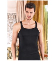 Berrak Erkek Kaşkorse Atlet 1044 - 3 Adet (Siyah)