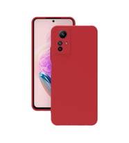 Xiaomi Redmi Note 12s Kılıf Kamera Korumalı Silikon Rubber Arka Kapak (Kırmızı)