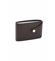KREDİ KARTLIK 10 YAPRAKLI  YATAY 7X10,5 CM (KAHVE)
