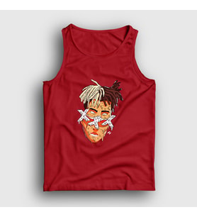 Presmono Unisex Sarı Melting XXXTentacion Atlet 48045tt (Kırmızı)