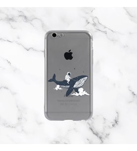 Iphone 6/6S Tasarım Kılıfları (103 Tasarım) (Lacivert-Beyaz)