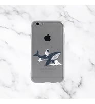 Iphone 6/6S Tasarım Kılıfları (103 Tasarım) (Lacivert-Beyaz)